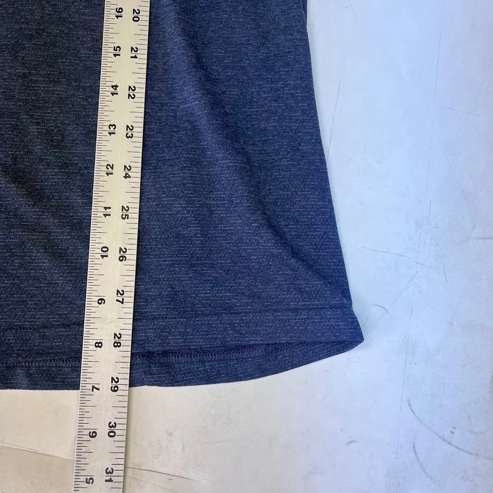 Nike Mens Dri-FIT Long Sleeve Training Shirt Heather Blue AT1120-471 Size M